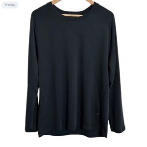 ON Cloud Running Men's Long Sleeve Focus Long-T Shirt M Black Cotton Blend